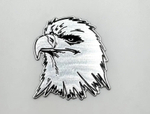 Наклейка Орел Серебристая (Eagle размер 6,5х7,5см)
