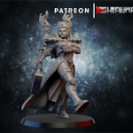 Adepta Sororitas Sister Dogmata Красная сестра с молотом миниатюра для dnd, днд, pathfinder, фентези, Настольная игра, НРИ, Варгейм, РПГ