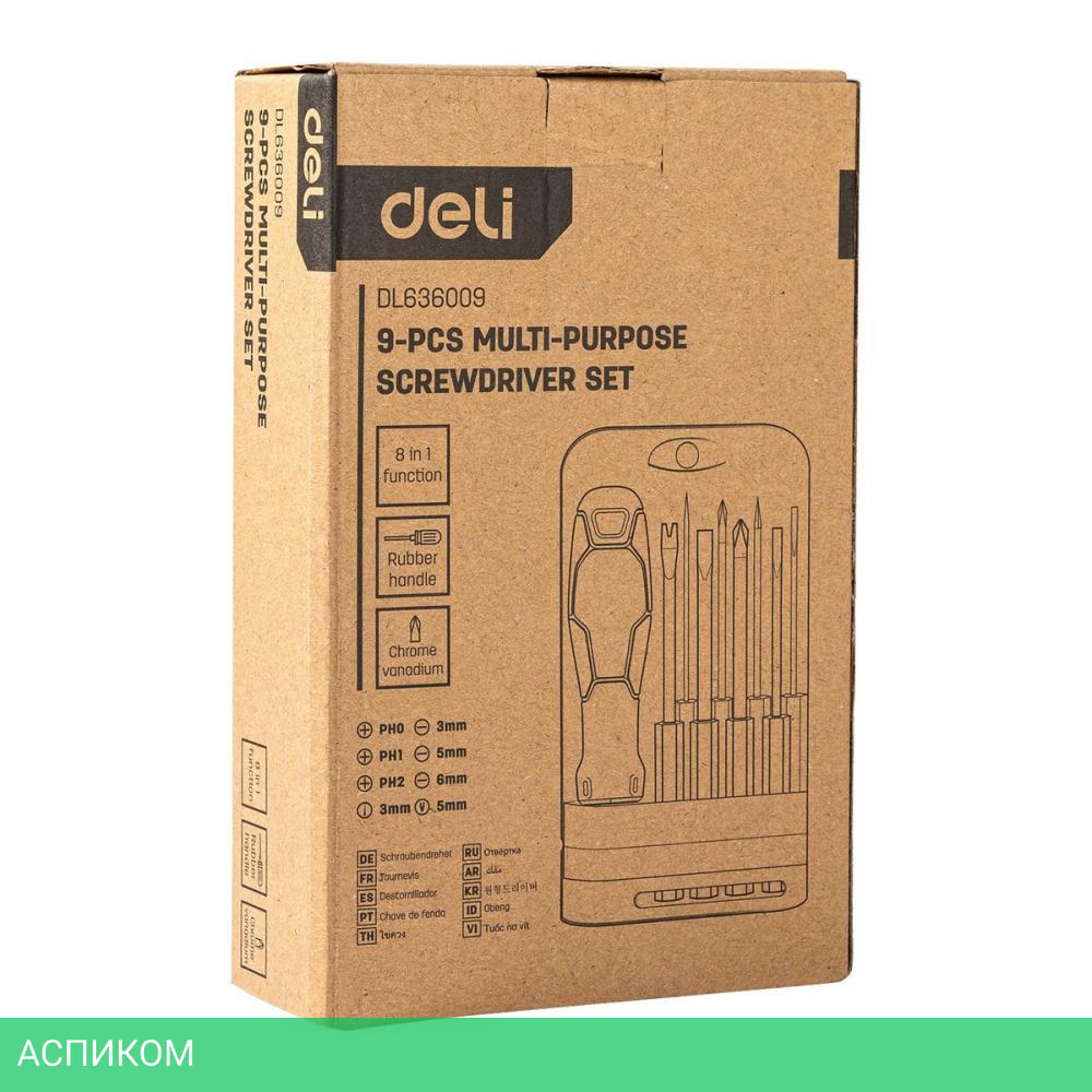 Отвертка Deli DL636009