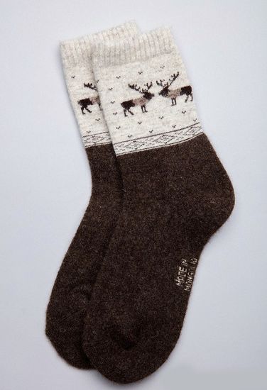 Носки из 100% монгольской шерсти