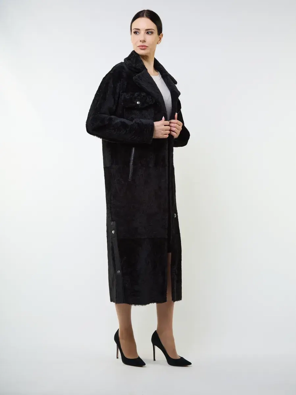 Дубленка зимняя шуба натуральная