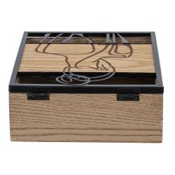 GAEM Шкатулка для чайных пакетиков, L16,5 W16,5 H6,5 см