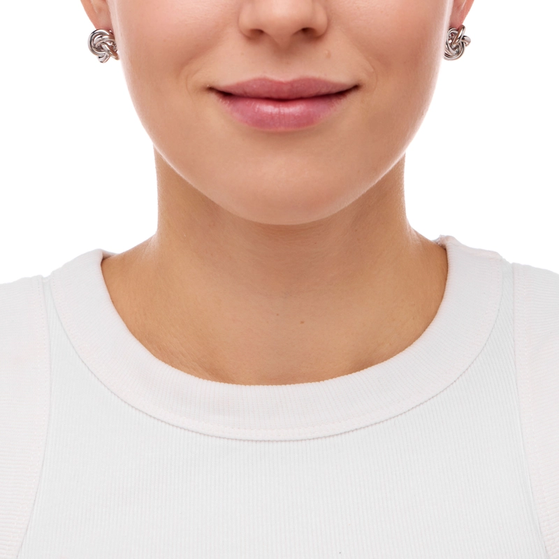 Серьги Простое Кручение – Серебро