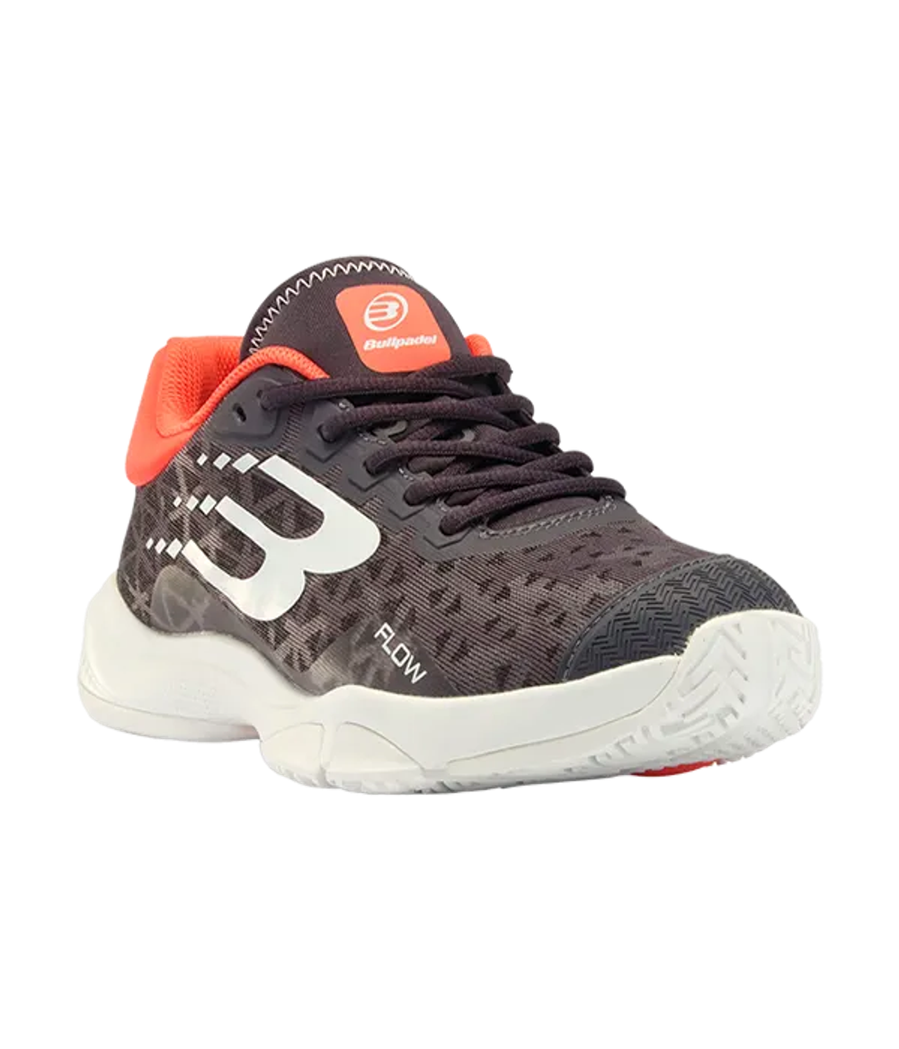 Bullpadel Flow 24I Темно-серые-оранжевые кроссовки