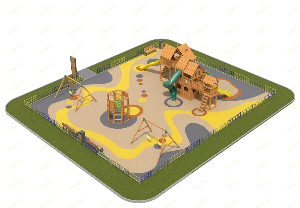 Детская площадка IgraGrad Великан Делюкс для общественных мест. ЦЕНА ПО ЗАПРОСУ