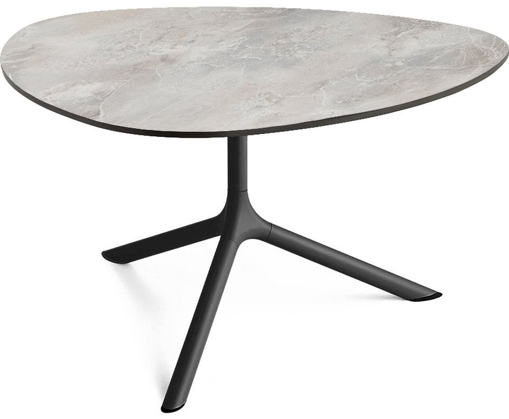 Столик ламинированный кофейный Scab Design Tripe Maxi, черный, каменный