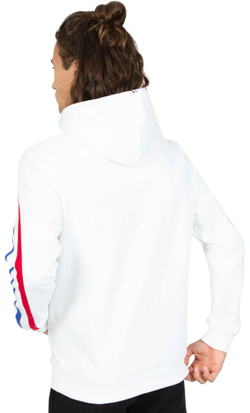 Мужская теннисная кофта Le Coq Sportif TRI Hoody No.1 M - new optical white
