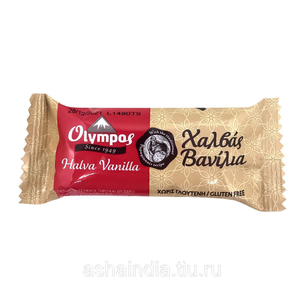 Халва тахинная Olympos батончик ваниль  40 г