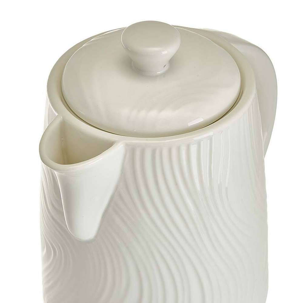 Чайник электрический 1800 Вт, 1,8 л, корпус из фарфора DELTA LUX DE-1022 белый