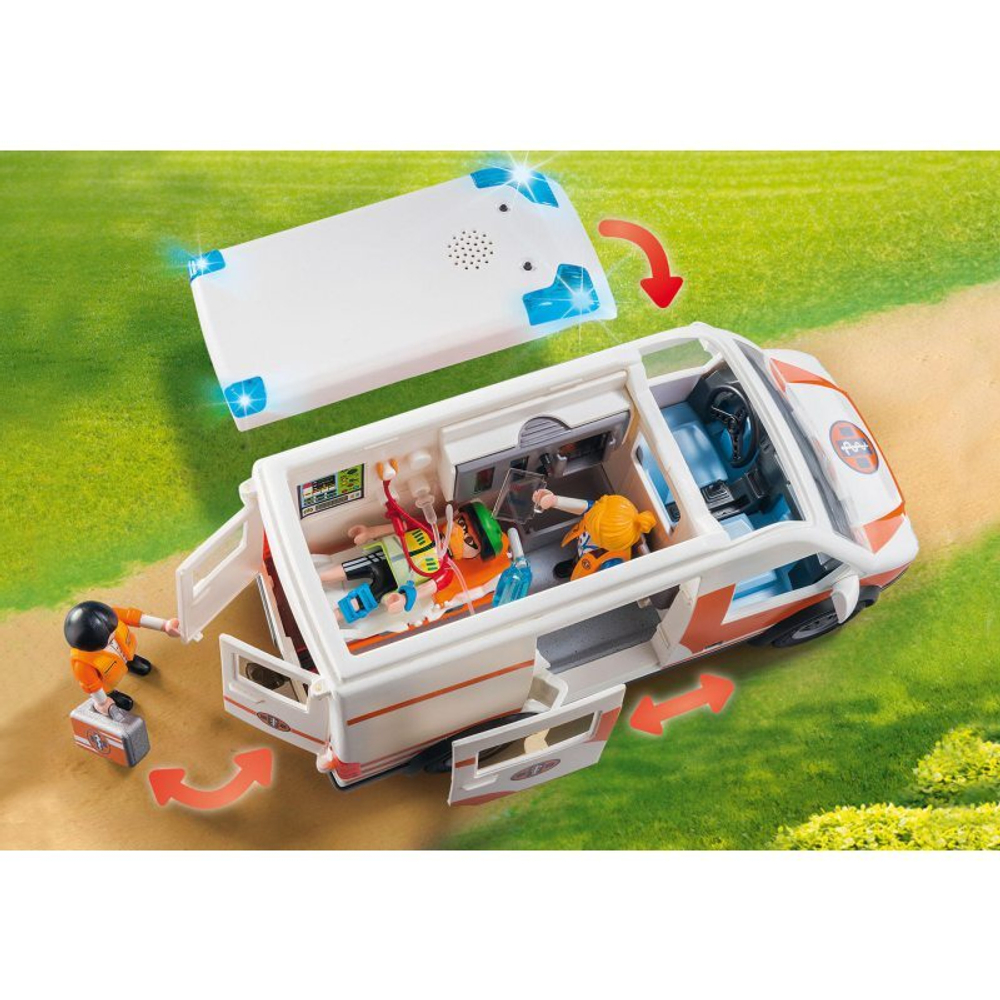 Playmobil - Скорая помощь со светом и звуком 70049