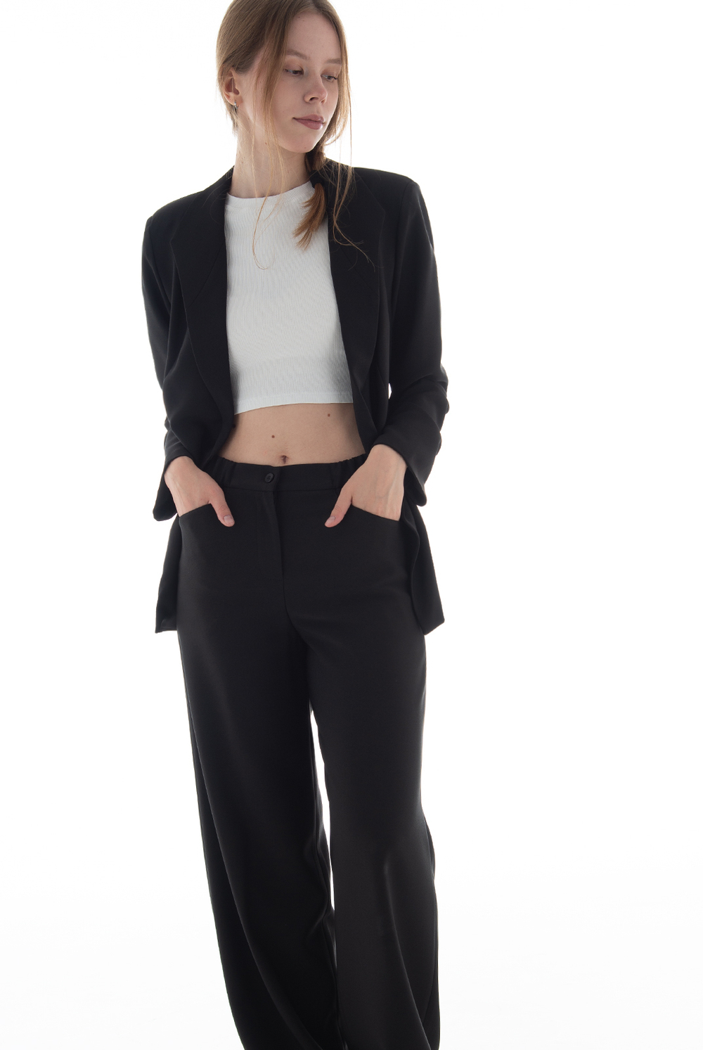 Жакет женский 3288АПА, черный #70Ч043288АПА