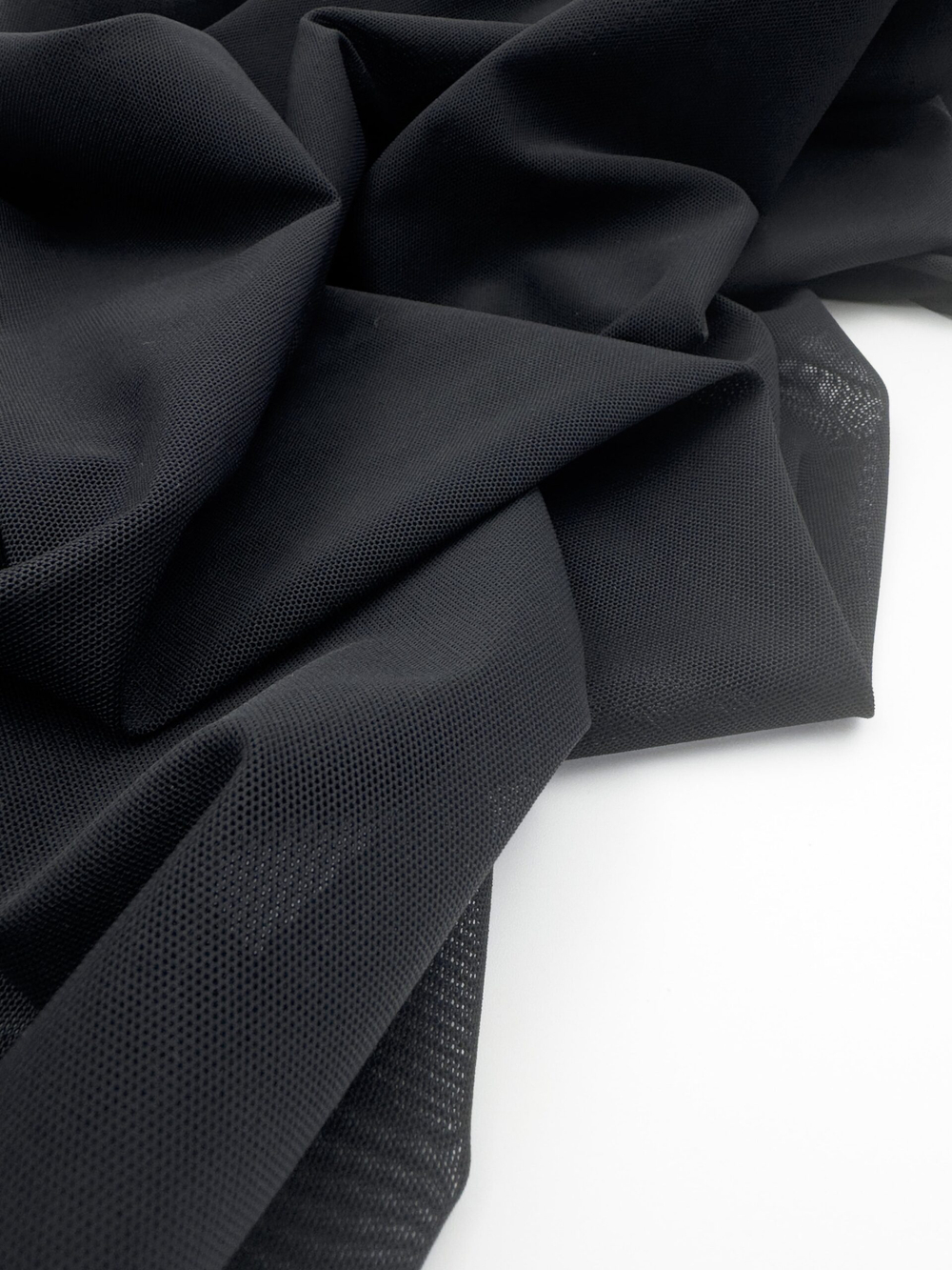 Сетка эластичная черная метражом (Турция)