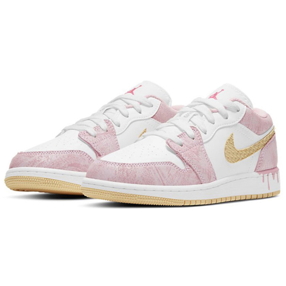 Кроссовки Air Jordan 1 Low GS Strawberry Ice Cream