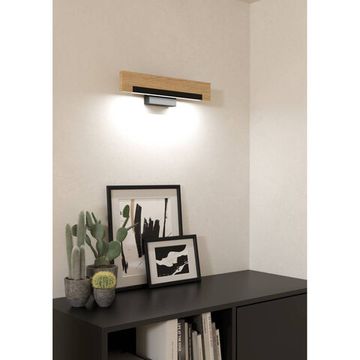 Бра 9,6W 3000K 901738 черный/коричневый CAMACHO Eglo