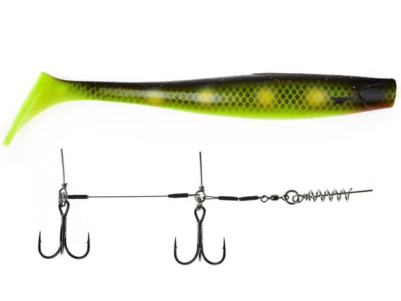 Виброхвосты LJ 3D BBS Series GIANT KUBIRA SWIM SHAD 10,3in (26,00)/PG18 1шт.+Stinger XL