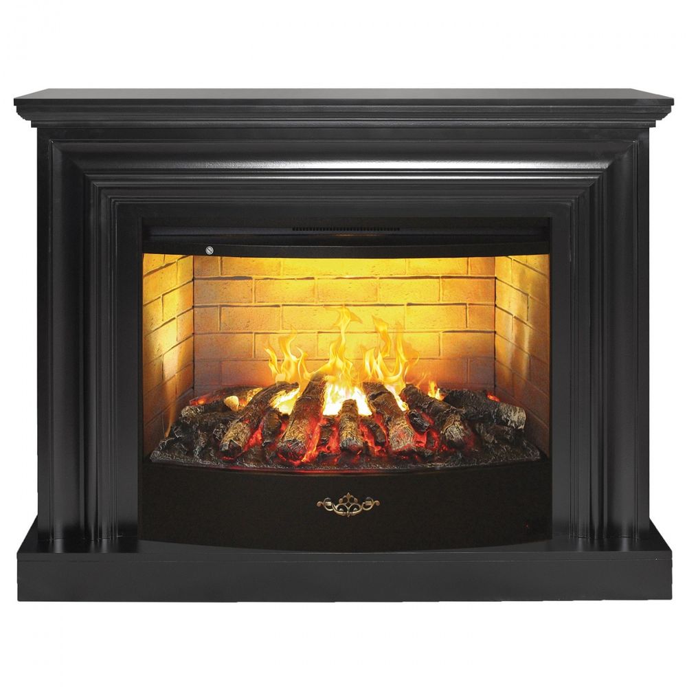 Электрокамин RealFlame Weston 33 BL черный c 3D Firestar 33