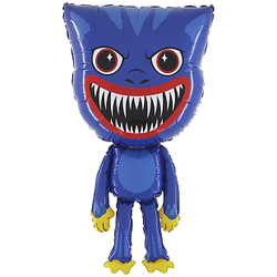 Г 31  NEW Монстр-зубастик синий / Monster Blue 72 см