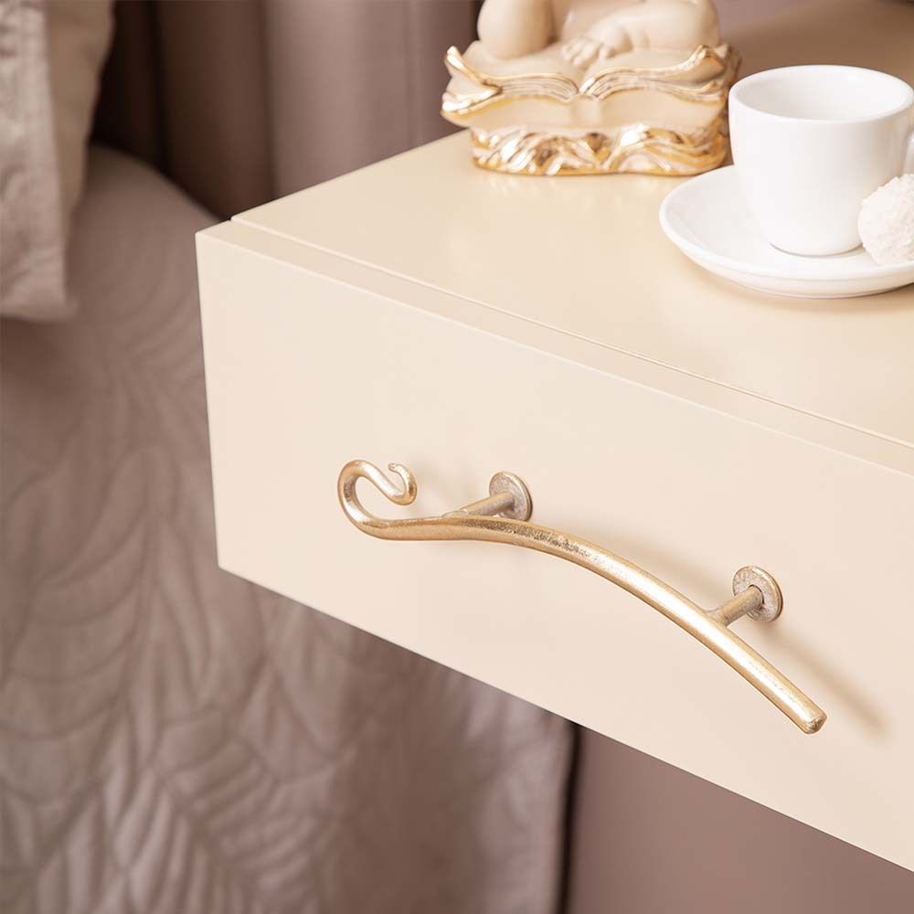 Тумба прикроватная Monstera Deliciosa (Монстера) подвесная Айвори