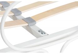 Двуспальная кровать Викси 160х200 белая