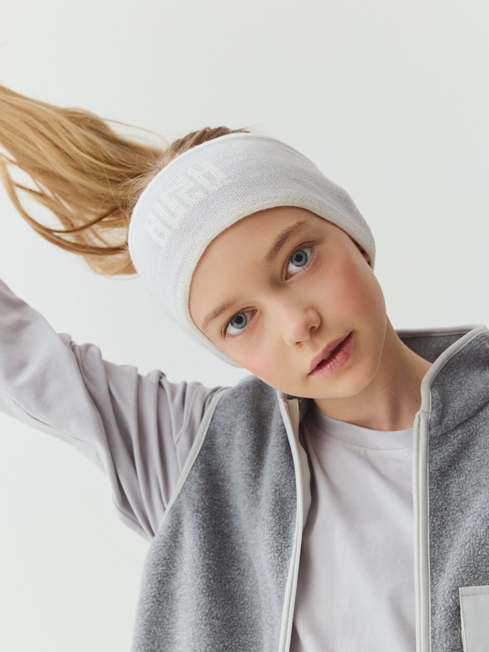 Повязка на флисе "Жемчуг"