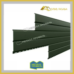 Сайдинг металлический L -Брус VikingMP-01- RALL 6007 Бутылочно- зеленый 0.45мм