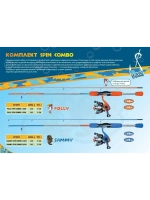 Набор для рыбалки детский: удилище с катушкой River Band Spin Combo 1