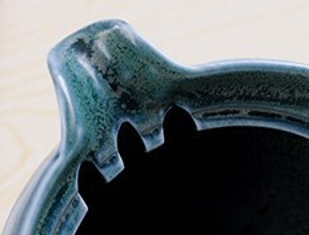 268124.2 Сервиз ДОРОЖНЫЙ "Каменный"  чайник 180мл, 2 пиалы, сито в дор.сумке, керамика графитовый