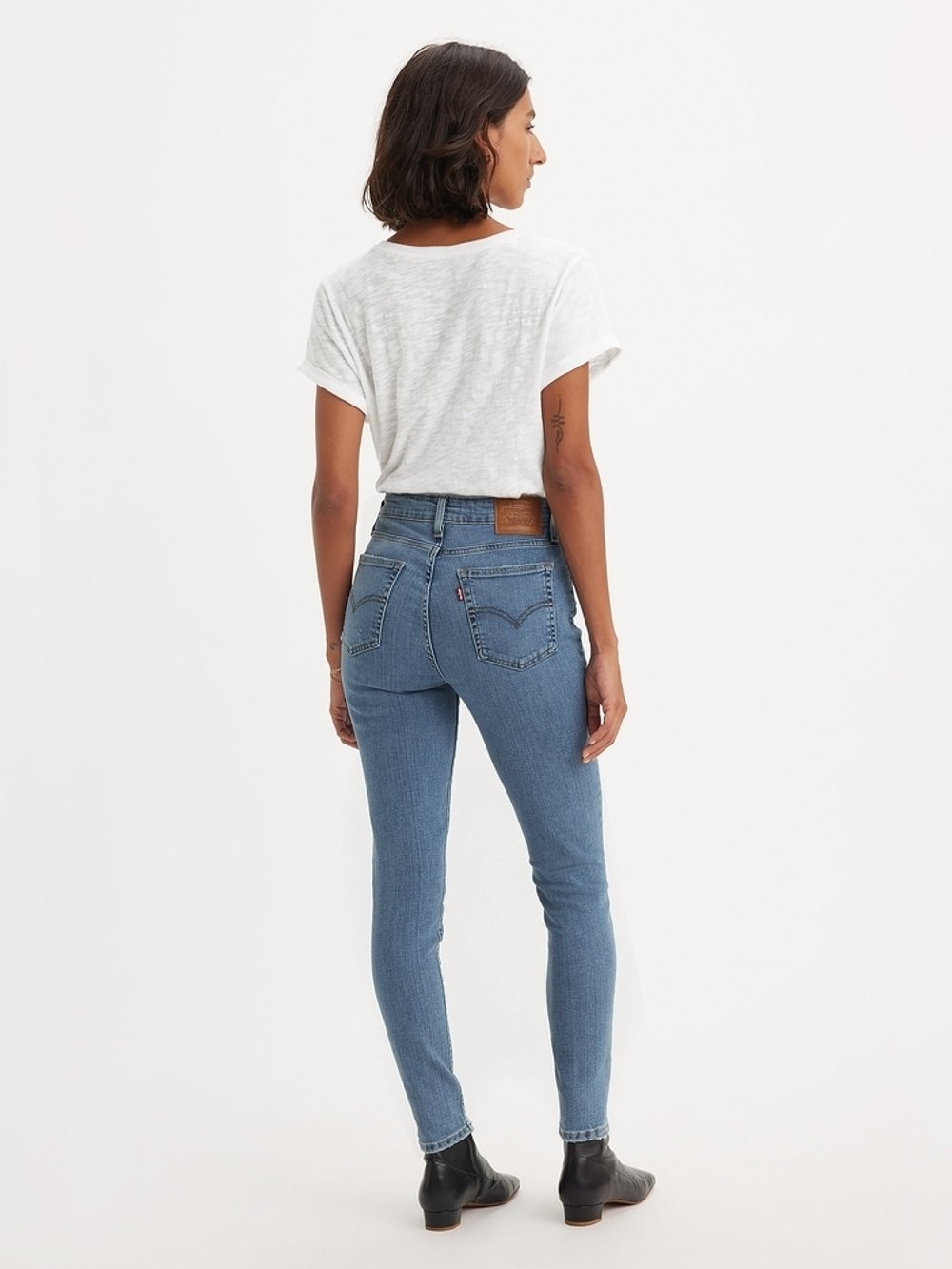 Женские облегающие джинсы с завышенной талией Levi's 721 High Rise Skinny 18882-0687