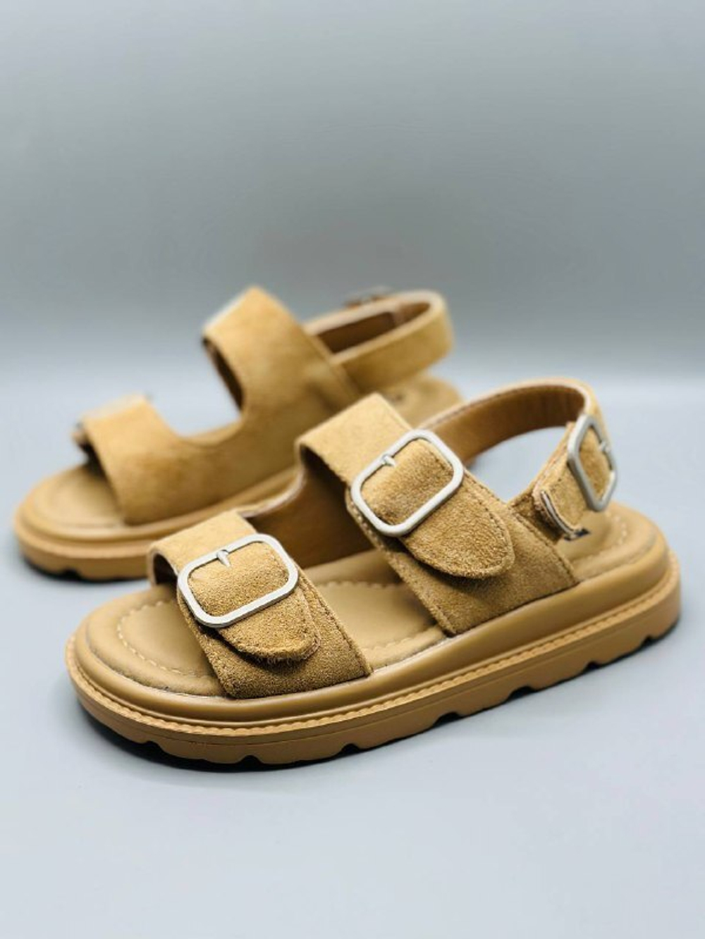Удобные детские замшевые босоножки Buba Suede