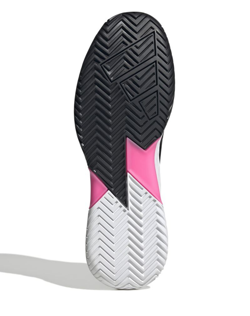 Мужские кроссовки теннисные Adidas Defiant Speed 2 M - black/grey/pink