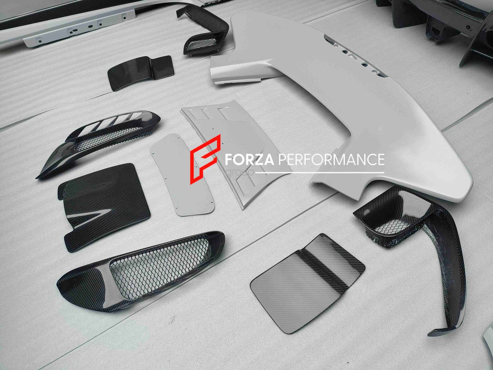 Обвес переделка для Ferrari 488 Spider 2015-2020 переделка в 488 Pista 2018-2020 Феррари