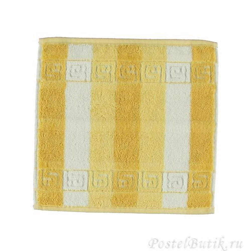 Полотенце 80х150 Cawo Noblesse 1011 Frottier желтое