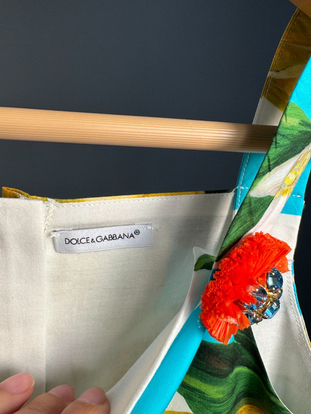 Хлопковое платье Dolce & Gabbana, 152