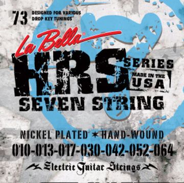 Струны для 7-ми струнной электрогитары 010-064 La Bella HRS-73