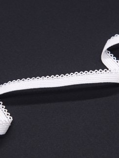 001 К-94/9 Резинка ажурная Lauma 9 мм, белый 001