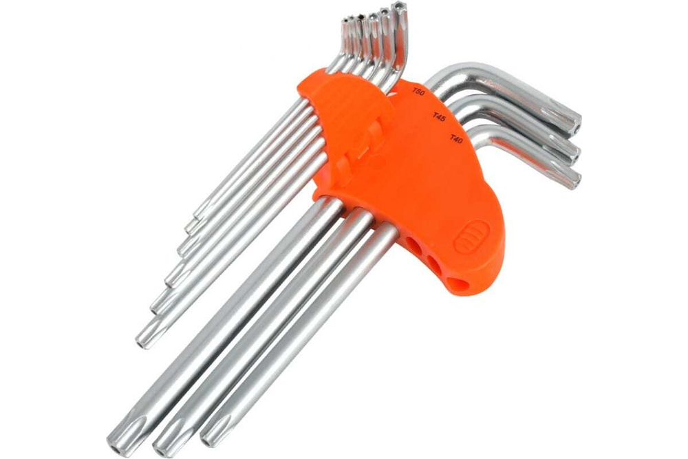 Набор ключей PATRIOT SKТ-9L, TORX, длинные, T10-T50, CRV, 9 шт 350002007