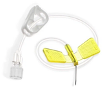 Игла Губера KDL 20G (0,9х25 мм) 5 шт с крыльями и инфузионной линией