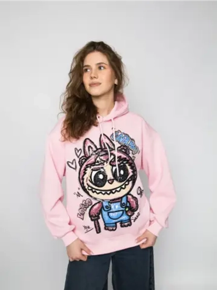 Толстовка утепленная с капюшоном