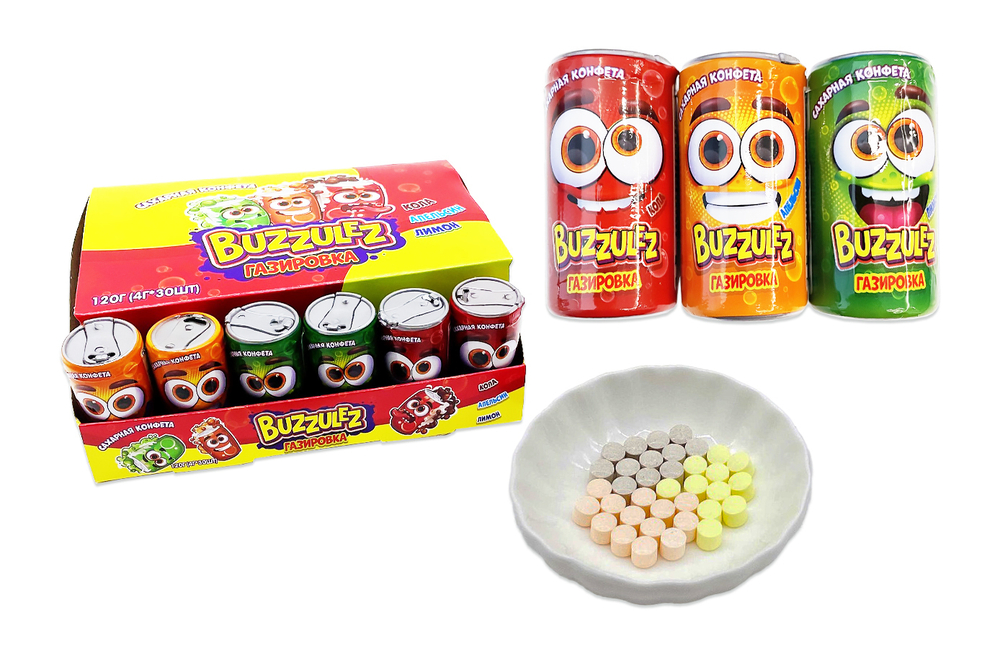 Сах. конф. "Buzzulez" 12*30шт 4г