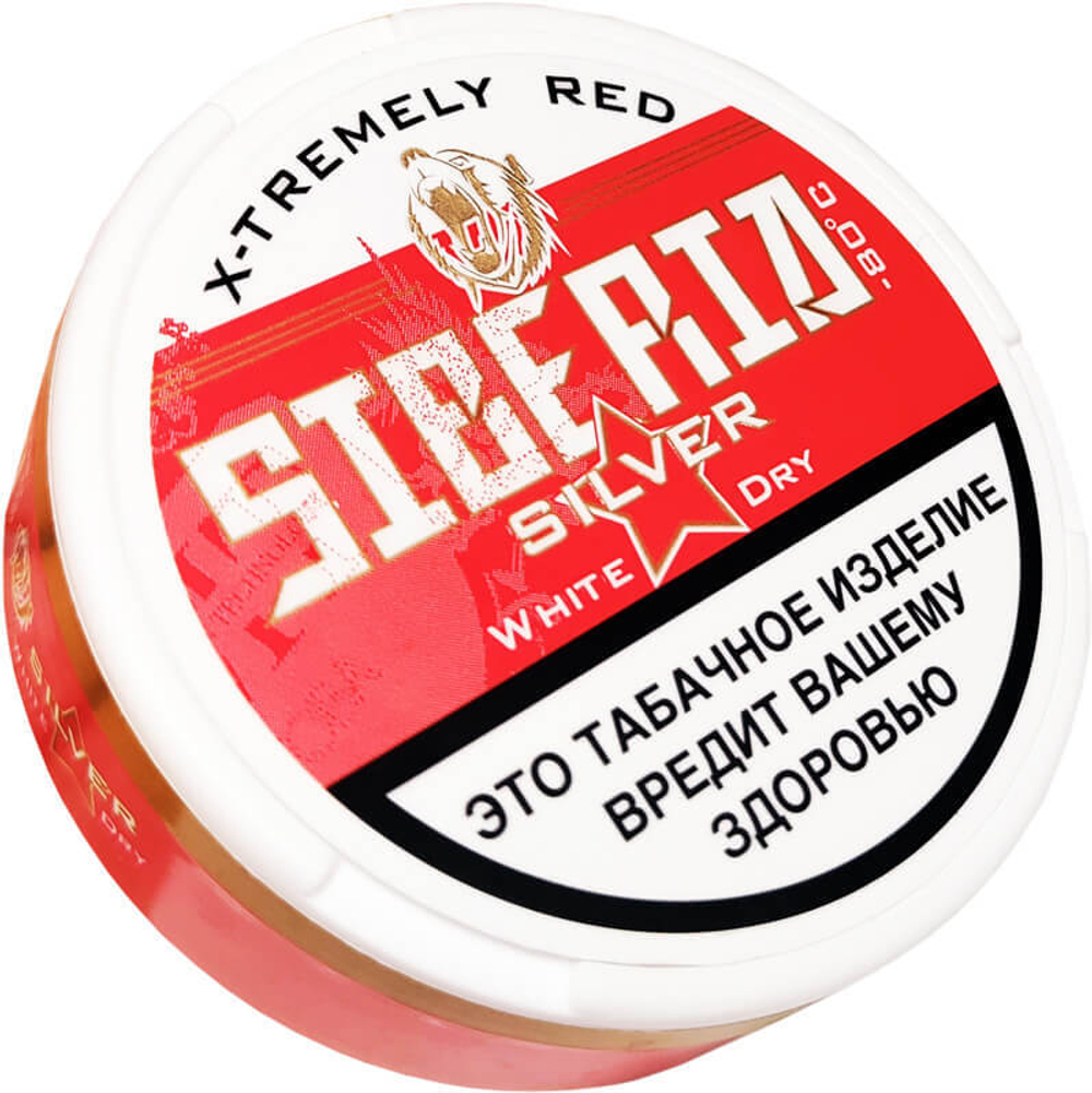 Жевательный табак "SIBERIA SILVER" White Dry 13г. (М)
