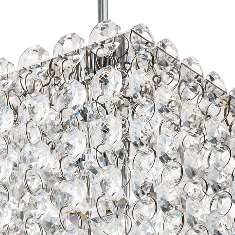 795414 Подвес CRISTALLO 1х40W G9 ХРОМ