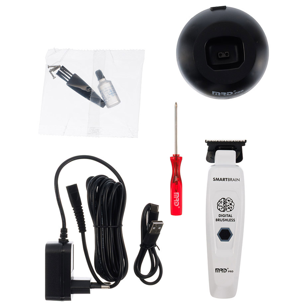 MRD Триммер для стрижки Pro GMT-90-4 Smart Brain White