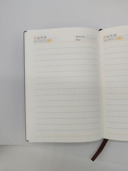 Блокнот подарочный А5 с ручкой Н-синий (7728-3)