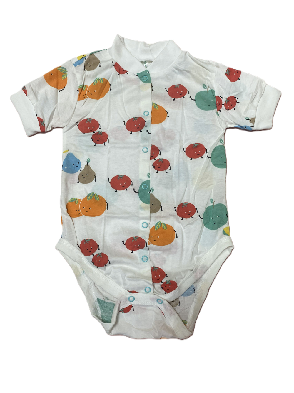 Боди короткий рукав на кнопках из кулирки (100% хлопок) на рост 86 см