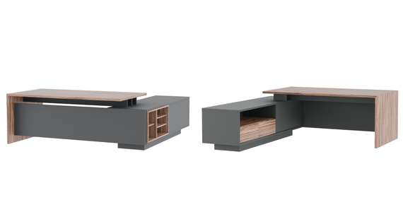 Стол письменный на опорной креденции