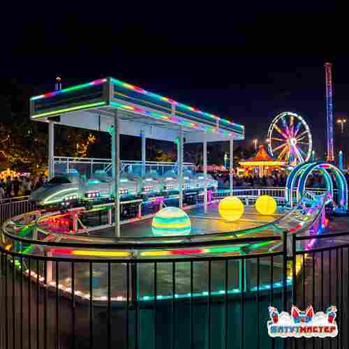 Детская американская горка «Космопоезд», 6 кабин 6 мест, 14,5×8×3,5 м