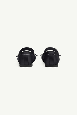 MM6 MAISON MARGIELA БАЛЕТКИ ТЕКСТИЛЬНЫЕ ANATOMIC ЧЕРНЫЕ