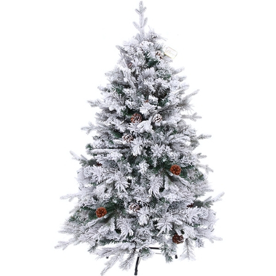 Елка «Заснеженная принцесса» 150 см, ПВХ, леска, резина с белым напылением (559 веток)