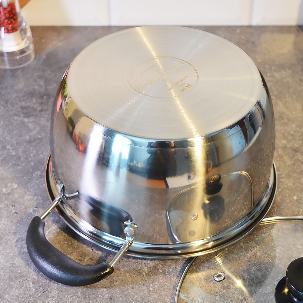 Кастрюля 3,2л нерж "Classic" SA-P1022