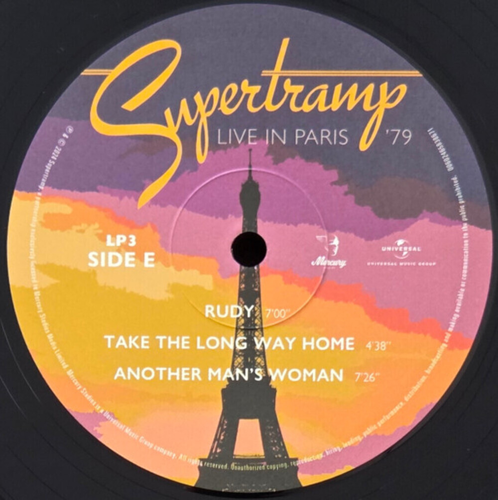 Supertramp / Live In Paris '79 (3LP)
